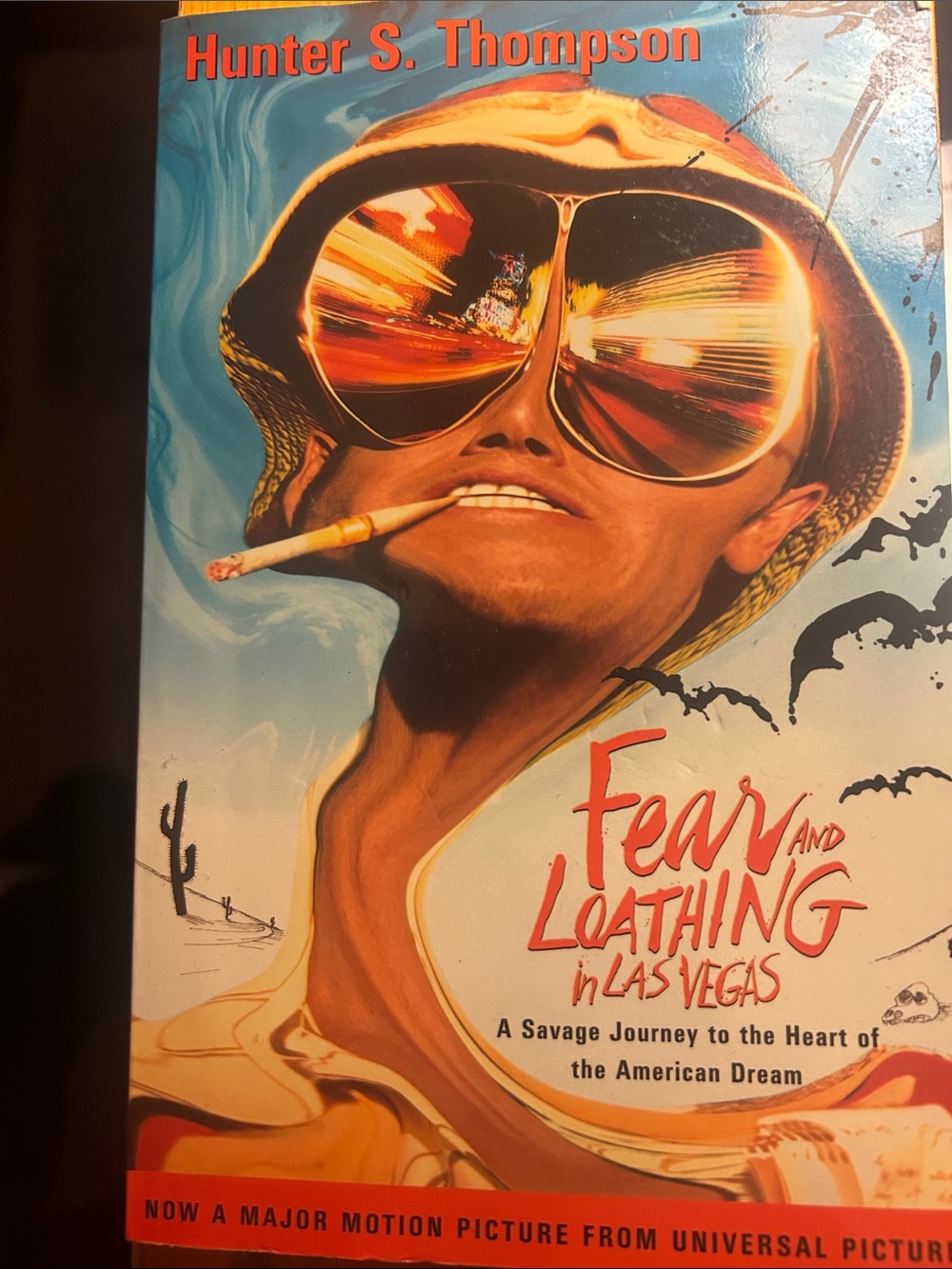 Fear and Loathing in Las Vegas by Hunter S. Thompson - Paperback Colorful Cover